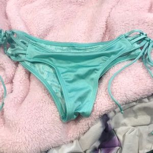 Victoria Secret turquoise bikini bottoms